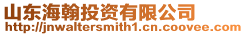 山東海翰投資有限公司