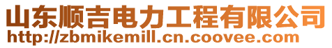 山東順吉電力工程有限公司