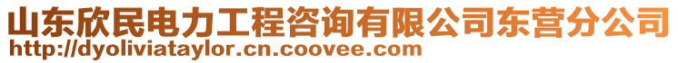 山東欣民電力工程咨詢有限公司東營(yíng)分公司