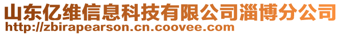 山東億維信息科技有限公司淄博分公司