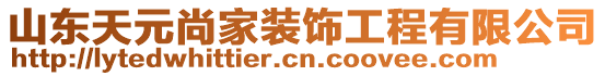 山東天元尚家裝飾工程有限公司