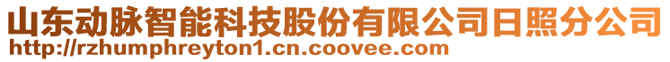 山東動脈智能科技股份有限公司日照分公司