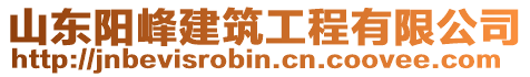 山東陽峰建筑工程有限公司