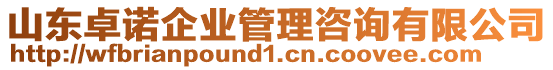 山東卓諾企業(yè)管理咨詢有限公司