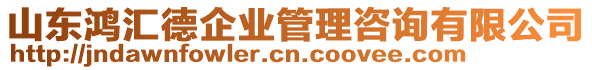 山東鴻匯德企業(yè)管理咨詢有限公司