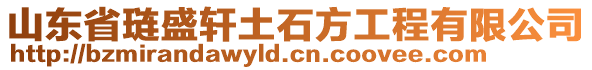 山東省璉盛軒土石方工程有限公司