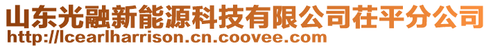 山東光融新能源科技有限公司茌平分公司