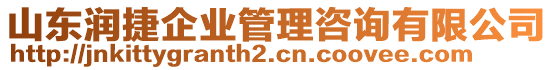 山東潤(rùn)捷企業(yè)管理咨詢有限公司