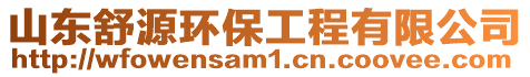 山東舒源環(huán)保工程有限公司