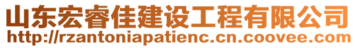 山東宏睿佳建設(shè)工程有限公司