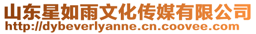 山東星如雨文化傳媒有限公司