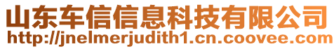 山東車信信息科技有限公司