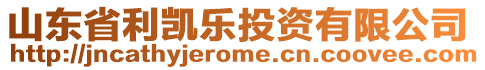 山東省利凱樂投資有限公司