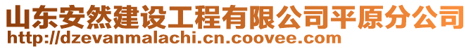 山東安然建設(shè)工程有限公司平原分公司