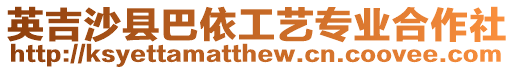 英吉沙縣巴依工藝專業合作社