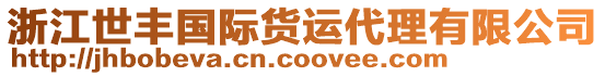 浙江世豐國際貨運代理有限公司