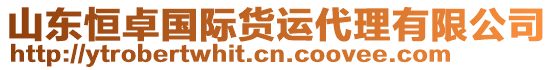 山東恒卓國際貨運(yùn)代理有限公司