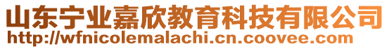 山東寧業(yè)嘉欣教育科技有限公司