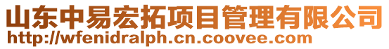 山東中易宏拓項目管理有限公司