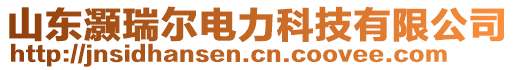 山東灝瑞爾電力科技有限公司