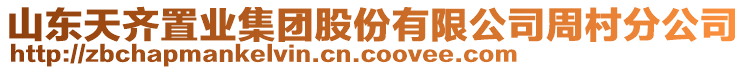 山東天齊置業(yè)集團(tuán)股份有限公司周村分公司