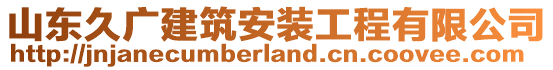 山東久廣建筑安裝工程有限公司