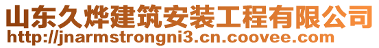 山東久燁建筑安裝工程有限公司