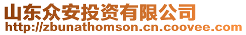 山東眾安投資有限公司
