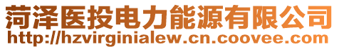 菏澤醫投電力能源有限公司