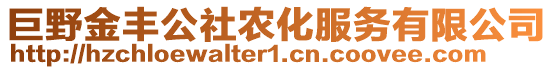 巨野金豐公社農(nóng)化服務(wù)有限公司