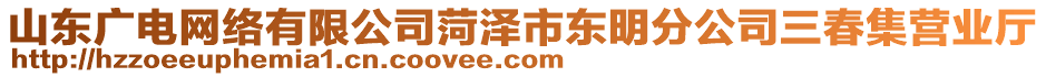 山东广电网络有限公司菏泽市东明分公司三春集营业厅