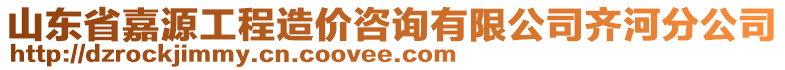 山東省嘉源工程造價(jià)咨詢有限公司齊河分公司