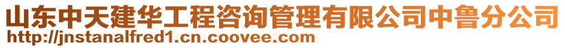 山東中天建華工程咨詢管理有限公司中魯分公司