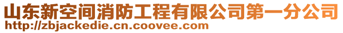 山東新空間消防工程有限公司第一分公司