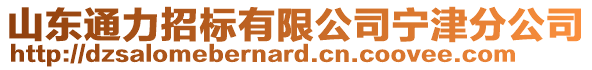 山東通力招標(biāo)有限公司寧津分公司