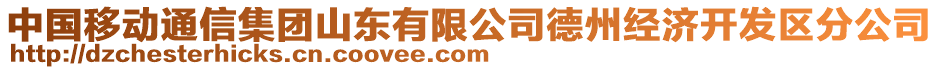 中國移動(dòng)通信集團(tuán)山東有限公司德州經(jīng)濟(jì)開發(fā)區(qū)分公司