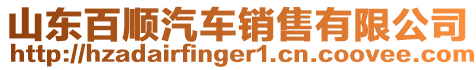 山東百順汽車銷售有限公司