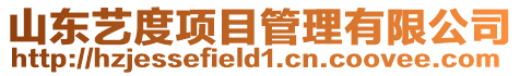 山東藝度項(xiàng)目管理有限公司