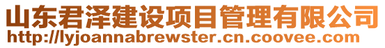 山東君澤建設項目管理有限公司