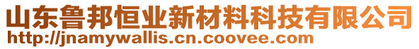 山東魯邦恒業(yè)新材料科技有限公司