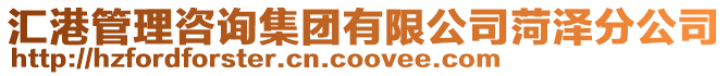 匯港管理咨詢集團(tuán)有限公司菏澤分公司