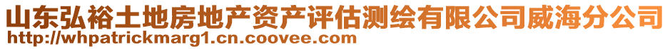 山东弘裕土地房地产资产评估测绘有限公司威海分公司