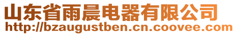 山東省雨晨電器有限公司