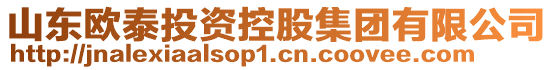 山東歐泰投資控股集團(tuán)有限公司