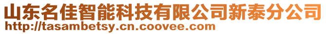 山東名佳智能科技有限公司新泰分公司