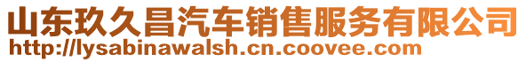 山東玖久昌汽車銷售服務(wù)有限公司