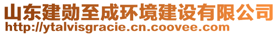 山東建勛至成環(huán)境建設(shè)有限公司