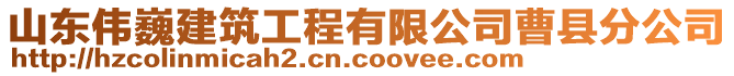 山東偉巍建筑工程有限公司曹縣分公司