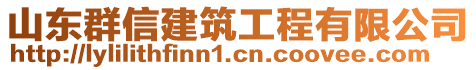 山東群信建筑工程有限公司