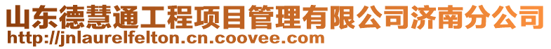 山東德慧通工程項目管理有限公司濟南分公司